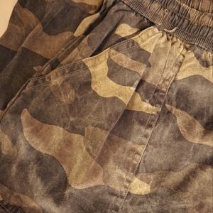 Victoria Secret Pink Linen Camo pants